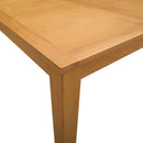 Eettafel Massief Eikenhout Naturel Rechthoekig