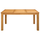 Eettafel Massief Eikenhout Naturel Rechthoekig