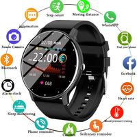 LIGE 2026 New Smart Watch Men Full Touch Screen Sport Fitness Watch IP67 Waterproof Bluetooth For Android ios smartwatch Men+box