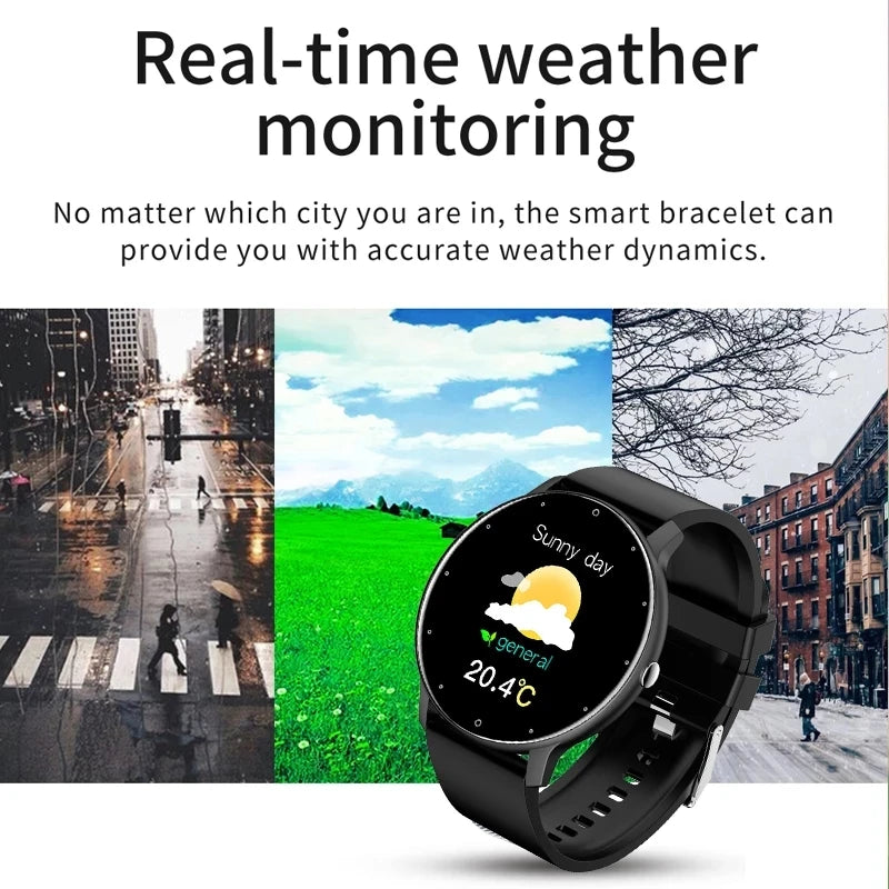 LIGE 2026 New Smart Watch Men Full Touch Screen Sport Fitness Watch IP67 Waterproof Bluetooth For Android ios smartwatch Men+box