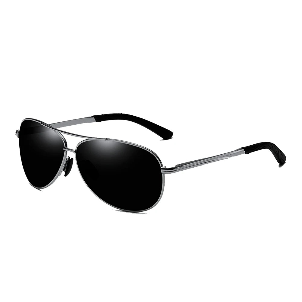 CLARAVIDA Pilot Oval Men Women Driver Sun Glasses Polarized Mirror Sunglasses Custom Made Myopia Minus Prescription Lens-1 to -6