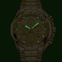 WWOOR Men's Watches Luxury Military Quartz Stainless Steel Old Watch Waterproof Chronograph Luminous Watch For Men Reloj Hombre