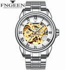 Brand machinery men 's watches Relogio Masculino waterproof male watches double - sided clock hollow automatic mechanical watch