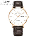 Montre Homme Switzerland I&W Luxury Gold Automatic Watch 24 Jewels NH36 Watch Men Calendar Sapphire Mechanical Watches Mens 2020