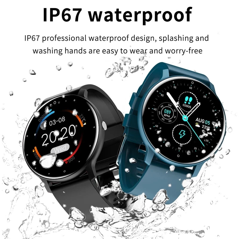 LIGE 2026 New Smart Watch Men Full Touch Screen Sport Fitness Watch IP67 Waterproof Bluetooth For Android ios smartwatch Men+box