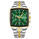 LIGE Luxury Brand Couple Watches Stainless Steel Waterproof Luminous Quartz Watch Fashion Simple Lovers Gifts for Men and Women