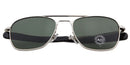 Retro Green AO Pilot Sunglasses Luxury Brand Designer Male Sun Glasses American Army Military Optical Glass Lens Shades Eyewear