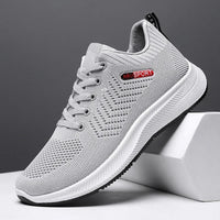 2025 Summer New Sneakers Shoes for Men Lightweight Breathable Running Walking Male Footwear Soft Sole Lace-up Running Shoes