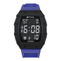 Watches For Man Fashion Sport Stopwatch Alarm Clock Silicone Strap Multifunctional Waterproof Fitness LED Electronic Watch
