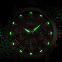 Fashion Men Luxury Watches Mens Business PU Leather Quartz Watch Gifts For Male Calendar Wristwatch Relogio Masculino
