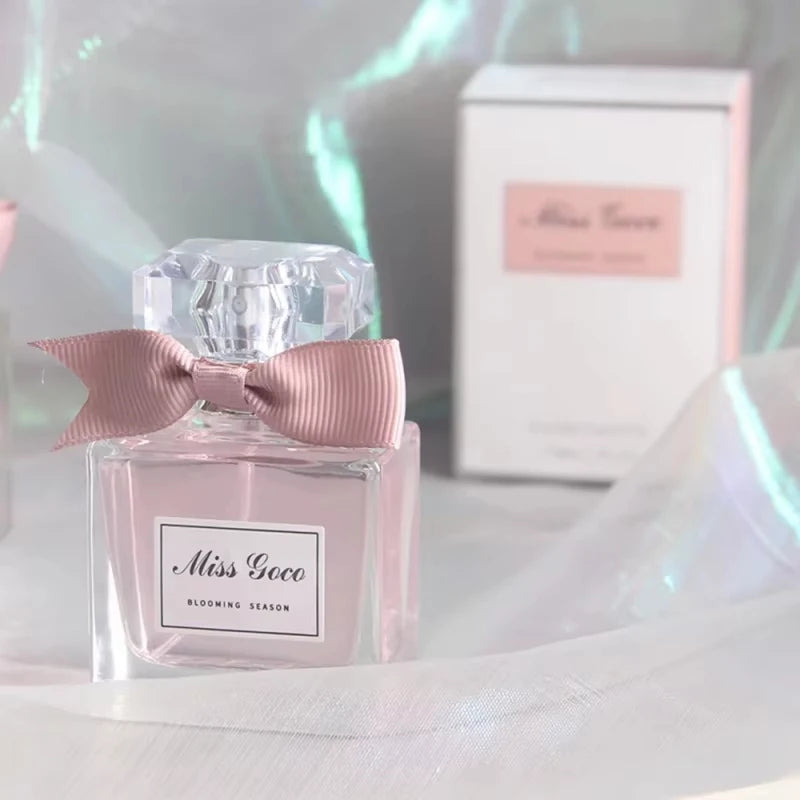 Miss Flower Blooming Season Perfume, Women's Floral Musk & Jasmine Spray, Long Lasting Fruity Fragrance, Seductive Romance Gift
