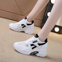 Sneakers Women Platform Inner Increase Shoes Woman Shoes Casual Ladies Footwear Chunky Sneakers Women Shoes Tennis Sport Shoes
