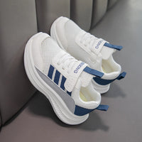 Children's Sneakers Kids Fashion Design White Non-slip Casual Shoes Boys Girls Hook Breathable Sneakers Toddler Outdoor Shoes
