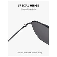 TAGHezekiah Danish Design Sunglasses Men L8804 Ultralight titanium Sunglass Women 2025 Outdoor Driving UV400 Square Sun Glasses