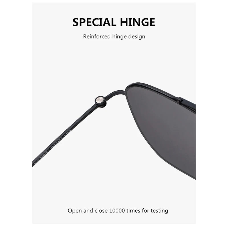 TAGHezekiah Danish Design Sunglasses Men L8804 Ultralight titanium Sunglass Women 2025 Outdoor Driving UV400 Square Sun Glasses
