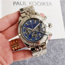 Modern Sophisticated Updated Mens Chronograph Quartz Watches Rustproof Premium High Grade Steel Band Multi Function Stopwatch