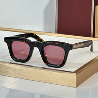 JMM LECLAIR  Sunglasses Men Fashion Travel Sunglasses Square Thick Acetate Popular Luxury Brand Women's Sunglasses in Trend