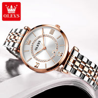 OLEVS 6892 Original Fashion Watches for Women Elegant Female Classic Clock Luxury Ladies Quartz Wristwatches