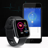 Sport Smart Watches Color Screen Life Waterproof Bluetooth Fitness Bracelet With Health Blood Pressure Heart Rate Sleep Monitor