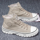 Men's High Top Sneakers 2025 New Canvas Shoes Fashion Male High Top Casual Skateboarding Vulcanized Shoes Brand Comfort Sneakers