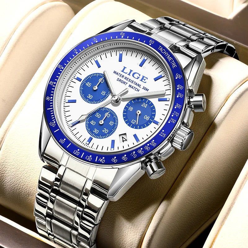 Blue white