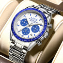 Relogios Masculino New Fashion Watches Man LIGE Clock Luxury Men Wristwatch Stainless Steel Waterproof Quartz Watch Chronograph