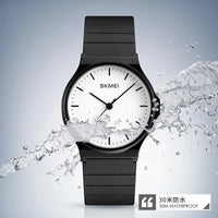 SKMEI 1419 Men Women Watches Simple Design Personality Teens 3bar Waterproof Quartz Wristatches Ladies Mes Relogio Feminino 1419