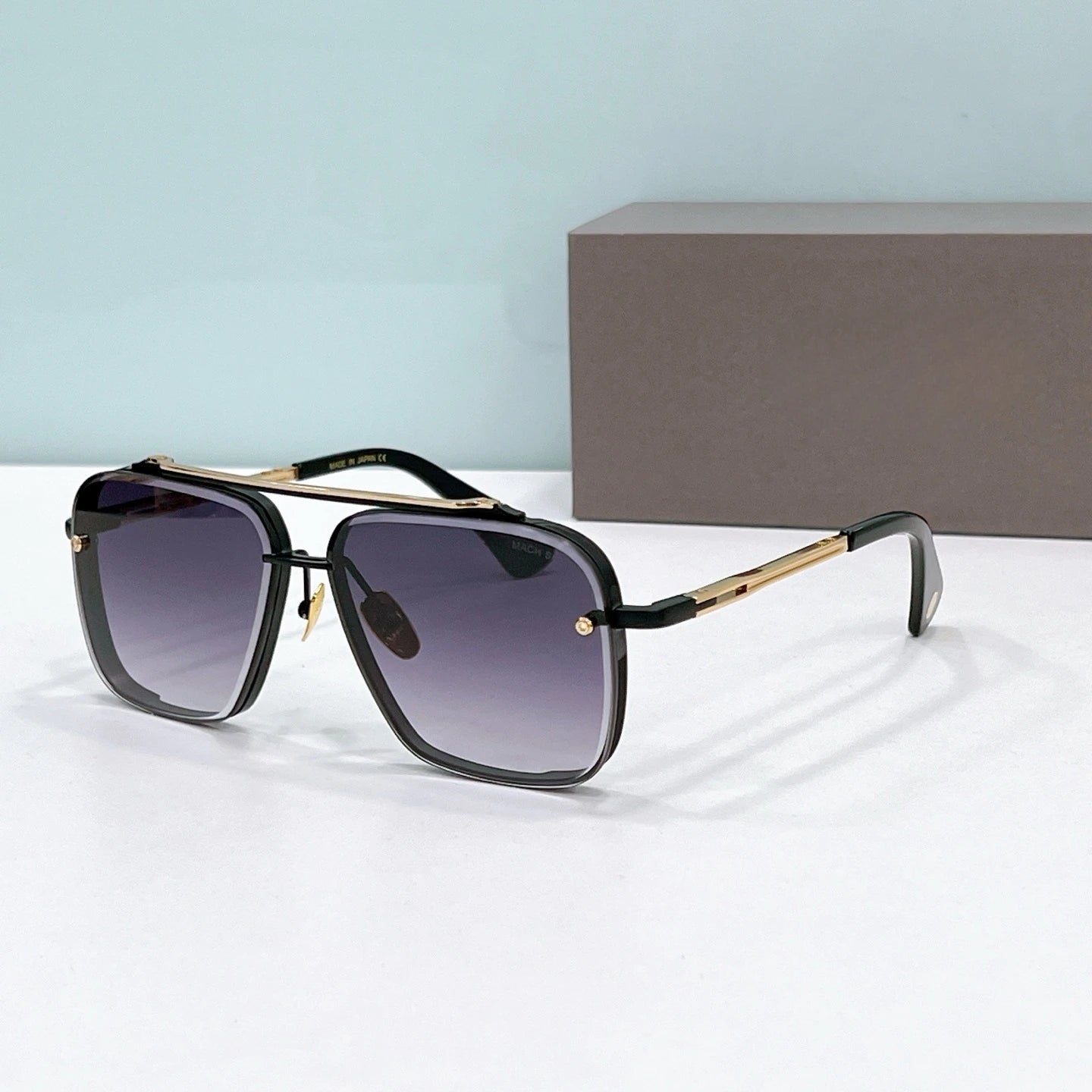 Mach Six Fashion Female Women Sunglasses Pilot Metal Alloy Shades Classic Eyewear Male Men Sunglasses Outdoor for Trval