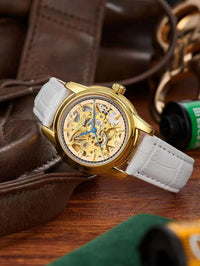 Women automatic watch fashion cute mechanical wristwatches dainty elegant waterproof luxury gifts for girlfriend watch！