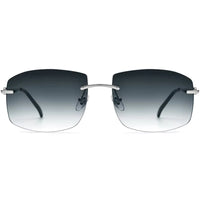 150248 Rimless Square Sunglasses for Men Women, Vintage Stylish Alloy Sun Glasses, Premium Personalized Fashion Shades 501293