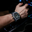 Large dial wine barrel shaped watch for men, authentic high-end mechanical watch, men's high-end feel, fully automatic pure mech