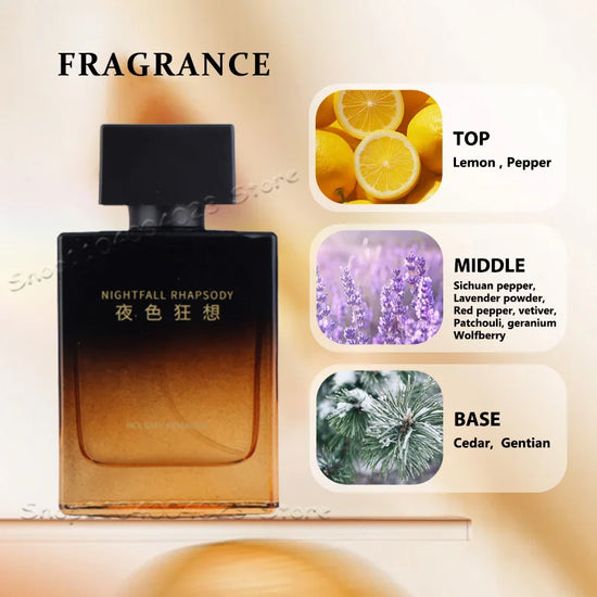 Attract Women Pheromone Perfume For Men Eau De Parfum Show Masculine Charm Long-lasting Fragrance Suitable For Nighttime Use