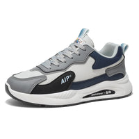 Men's Casual Four-Season Sneakers Non-Slip Soft Sole Outdoor Racing Running Shoes Breathable Fashion Student Speed Sports
