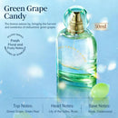 Russia Popular Women Eau De Parfum 50ml Orange Grape Cherry Scents Long-lasting Light Fragrance Women Natural Fruity Perfume