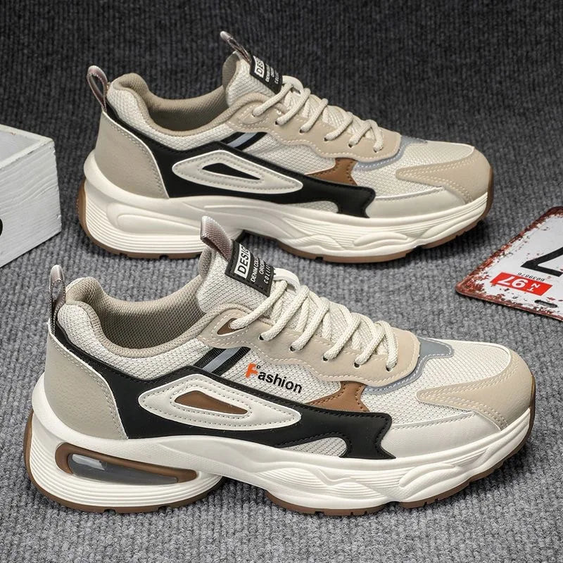 2026 Trendy Sneakers for Men Shoes Summer Outdoor Wear-Resistant Casual Sports Skateboard Shoes Fashion Breathable Shoes