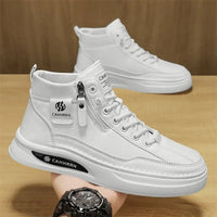 Male Sneakers High-top Loafers Skateboard Sports and Leisure Shoes for Men Men's Sneakers Non-Slip Soft and Comfortable New