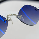Summer Popular High Quality Fashion Brand Men and Women Sunglasses Classic Punk Outdoor Diamond Female Rimless Sun Glasses UV400