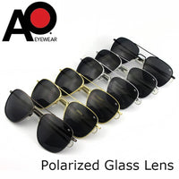 AO Pilot Sunglasses Men Top Quality Brand Designer AGX Tempered Glass Lens Sun Glasses Male