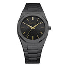 New Watches for Men Luxury Stainless Steel Strap Classic Business Waterproof Quartz Wristwatches Male Clock Relogio Masculino