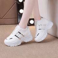 Women Sneakers 2025 New Spring Inner Increase Shoes for Woman Comfortable Casual Platform Tennis Sneakers Women Zapatos De Mujer