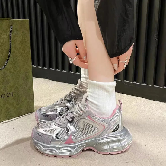 Women's Sneakers Shoes Spring Autumn Korean Vulcanized Shoe Y2k Fashion 2025 Trends Light Original Aesthetic 39 Ladies Footwear