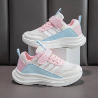 Children's Sneakers Kids Fashion Design White Non-slip Casual Shoes Boys Girls Hook Breathable Sneakers Toddler Outdoor Shoes