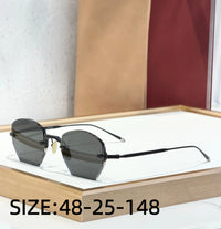 OATMAN Luxury Hexagonal No Frame Sunglasses Premium Alloy Business Elegant Handcrafted Designer Inspired Minimalist