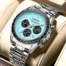 Relogios Masculino New Fashion Watches Man LIGE Clock Luxury Men Wristwatch Stainless Steel Waterproof Quartz Watch Chronograph