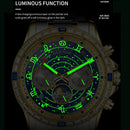 2026 Glenaw New high-end business fully automatic mechanical multifunctional men's watch fashionable waterproof luminous watch