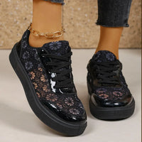 Women Sneakers Fashion Breathable Lace Flower Mesh Designer Shoes 2026 New Lightweight Loafers Female Casual Comfort Sneakers