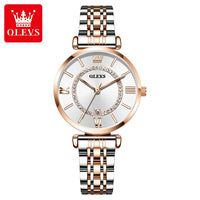 OLEVS 6892 Original Fashion Watches for Women Elegant Female Classic Clock Luxury Ladies Quartz Wristwatches