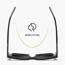 High Quality Thick Framed Acetate Fiber Myopia Sunglasses for Men and Women Luxury Square Design Driving and Fishing Sun Glasses