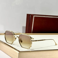 MARBOT Sunglasses Alloy Oval Women Men Fashion Popular Luxury Brand Women Sunglasses Designer  Shades Outdoor Retro