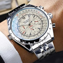 High-End Men's Watches Are a Stylish and Functionally Practical Mechanical Timepiece Made of Stainless Steel, Featuring a Hollow Design and a Large Dial. Its Attractive Appearance Makes It Suitable for Everyday Gifts, and It